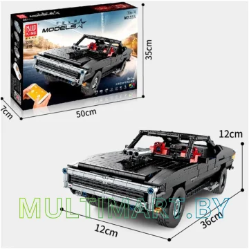 Конструктор Mould King Super Car 13081 Ultimate Muscle Car картинка 2